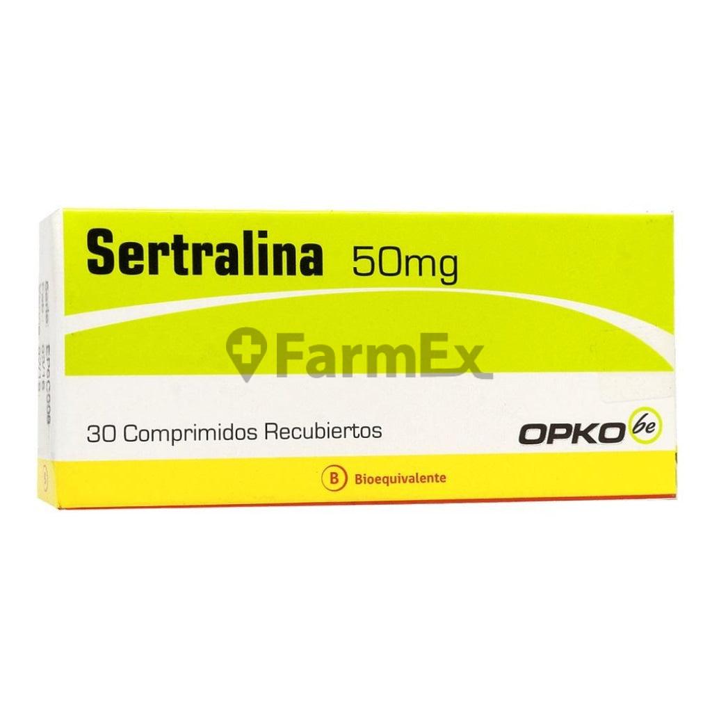 Sertralina 50 mg x 30 comprimidos