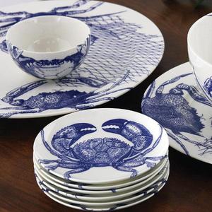 Blue Octopus Dinner & Serveware Plates Bowls Mugs Platters Serving Sea Lucy Espresso Cup & Saucer