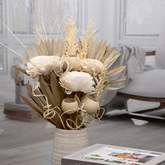 Sola Flower and Natural Palm Bouquet