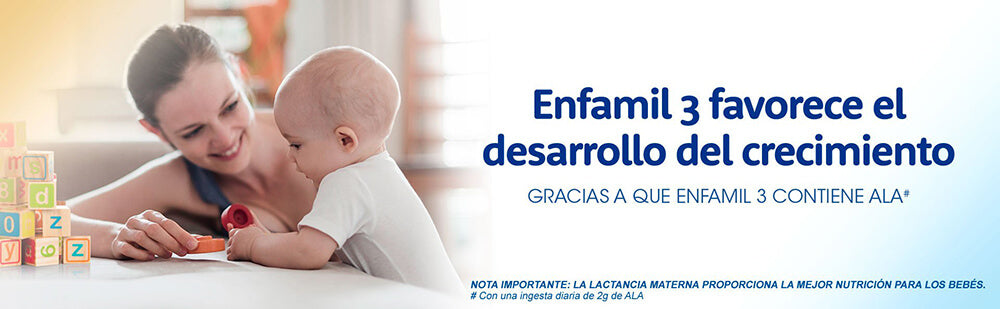 enfamil 3 favorece el desarrollo del crecimiento