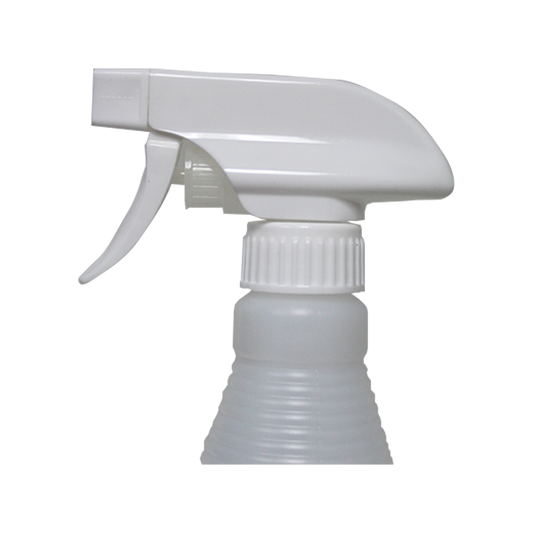 Natural Nylon/PE Bottle, White PP Industrial Trigger Sprayer - Qorpak