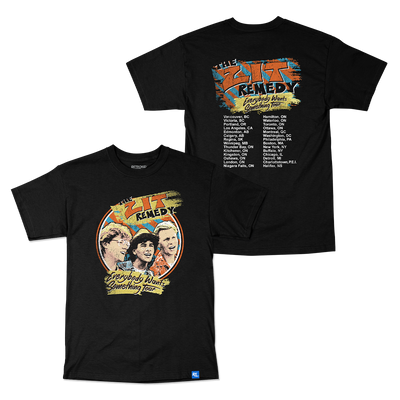Degrassi Zit Remedy Tour T-Shirt - Black | Retrokid.ca | Reviews on ...