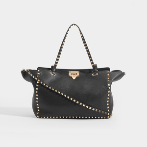 Valentino // Taupe Leather Rockstud Mini Backpack – VSP Consignment