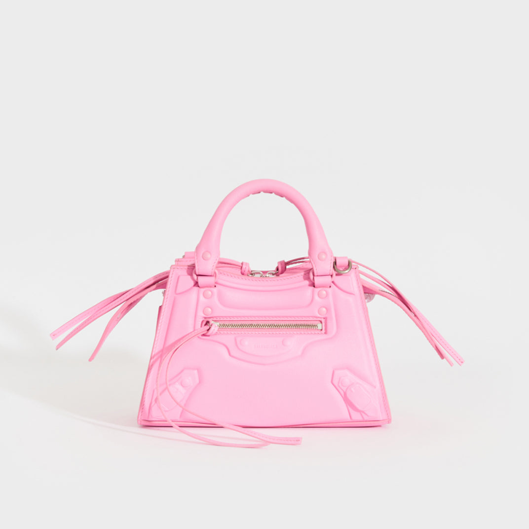 Balenciaga Neo Classic Mini Top Handle Bag in Pink  Lyst