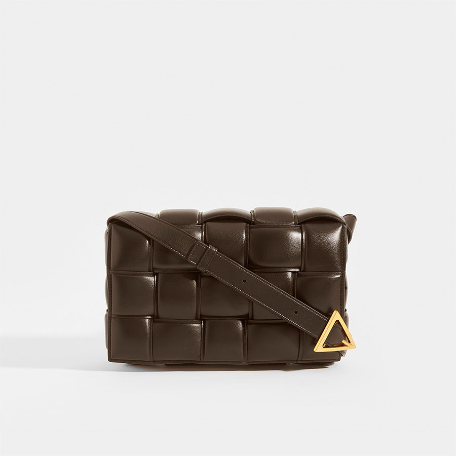 BOTTEGA VENETA Padded Cassette Crossbody Bag in Fondente | COCOON