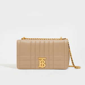 Burberry Lola Small Vintage Check Boucle Shoulder Bag