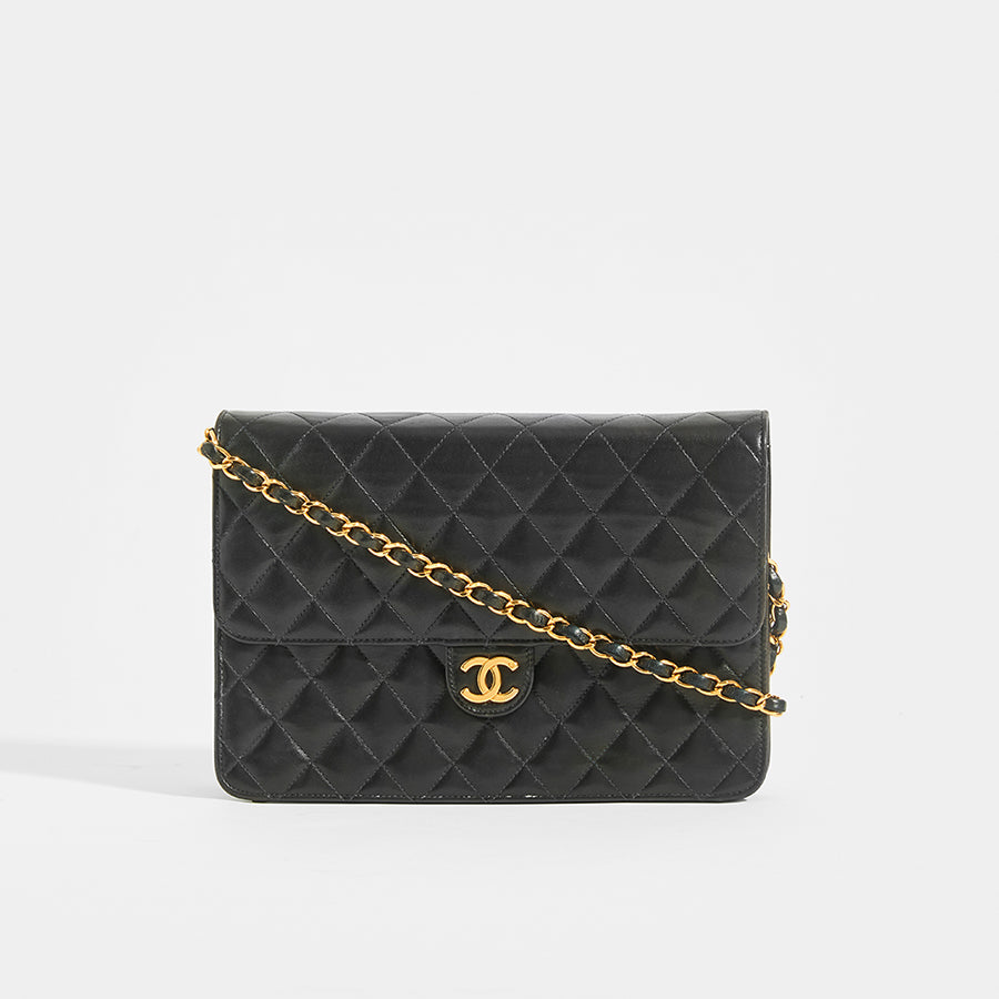 CHANEL Vintage Quilted Classic Single Flap Bag | COCOON