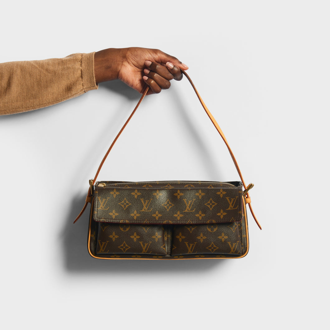 LOUIS VUITTON 2005 BROWN MONOGRAM VIVA CITE MM BAG