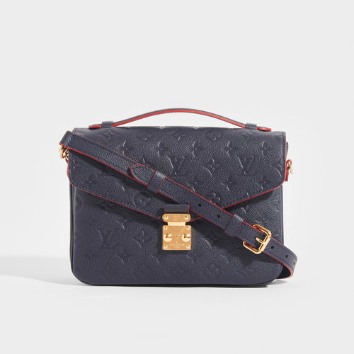 Louis Vuitton Petite Malle Damier Monogram LV Pop Blue in Calf