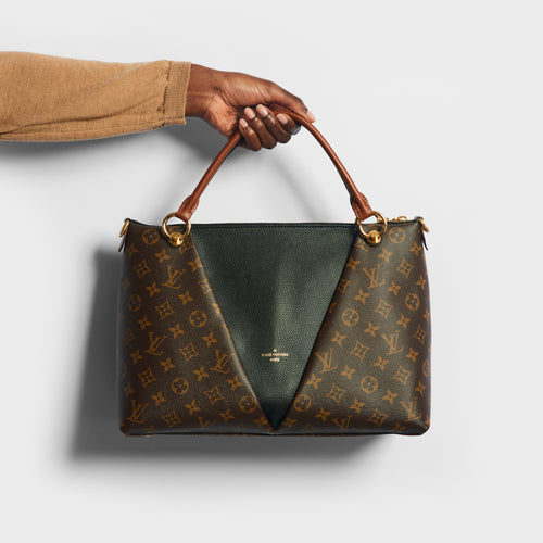 LOUIS VUITTON Saintonge Monogram Canvas & Red Leather – COCOON