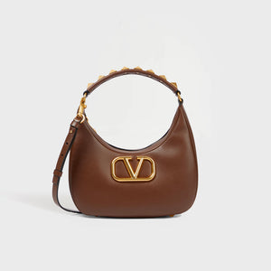 Valentino // Taupe Leather Rockstud Mini Backpack – VSP Consignment