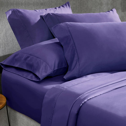 bed sheet purple