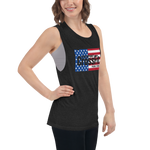 Women's American Flag Muscle Tank