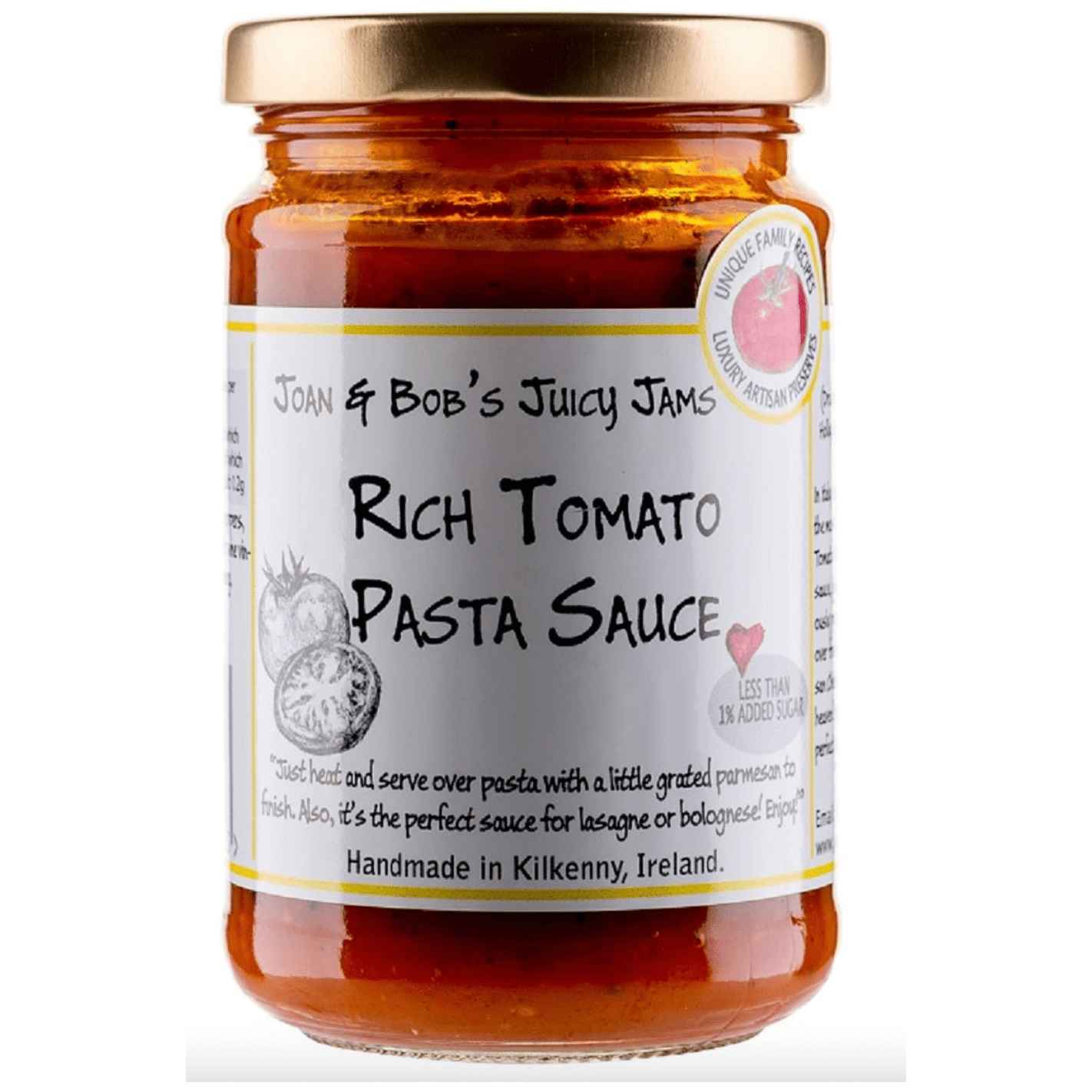 Joan & Bob's Juicy Jams - Rich Tomato Pasta Sauce – Kate's Kitchen