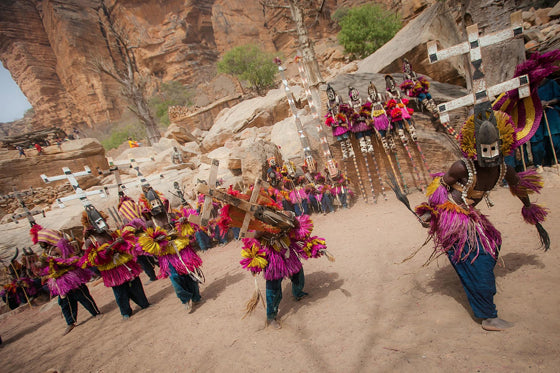 Safari Journal / Blog by Safari Fusion | Photographer Anthony Pappone | The colours of West Africa's festivals | Dogon mask dance, Pays Dogon Country, Mali