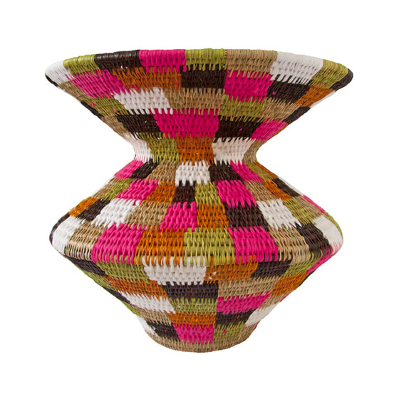 Safari Journal / Blog by Safari Fusion | Swazi baskets, vessels + urns | Swazi Vessel | More colourful handcrafted baskets, bowls, vessels from Africa 