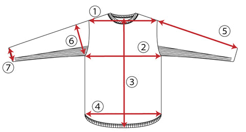 Long Sleeve T-Shirt Measurements