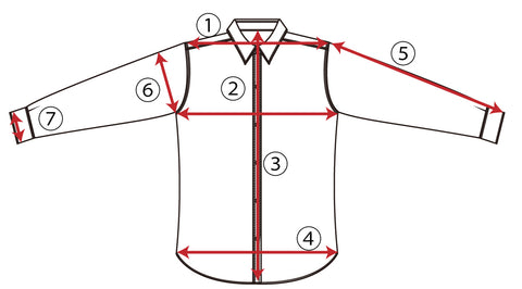 Long Sleeve Shirt Measurements