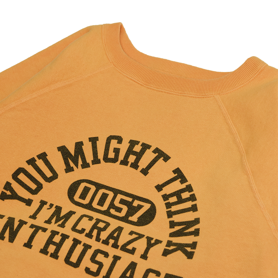 2023AW】3765-2 Raglan Sleeve College Sweatshirts “Count” – FULLCOUNT
