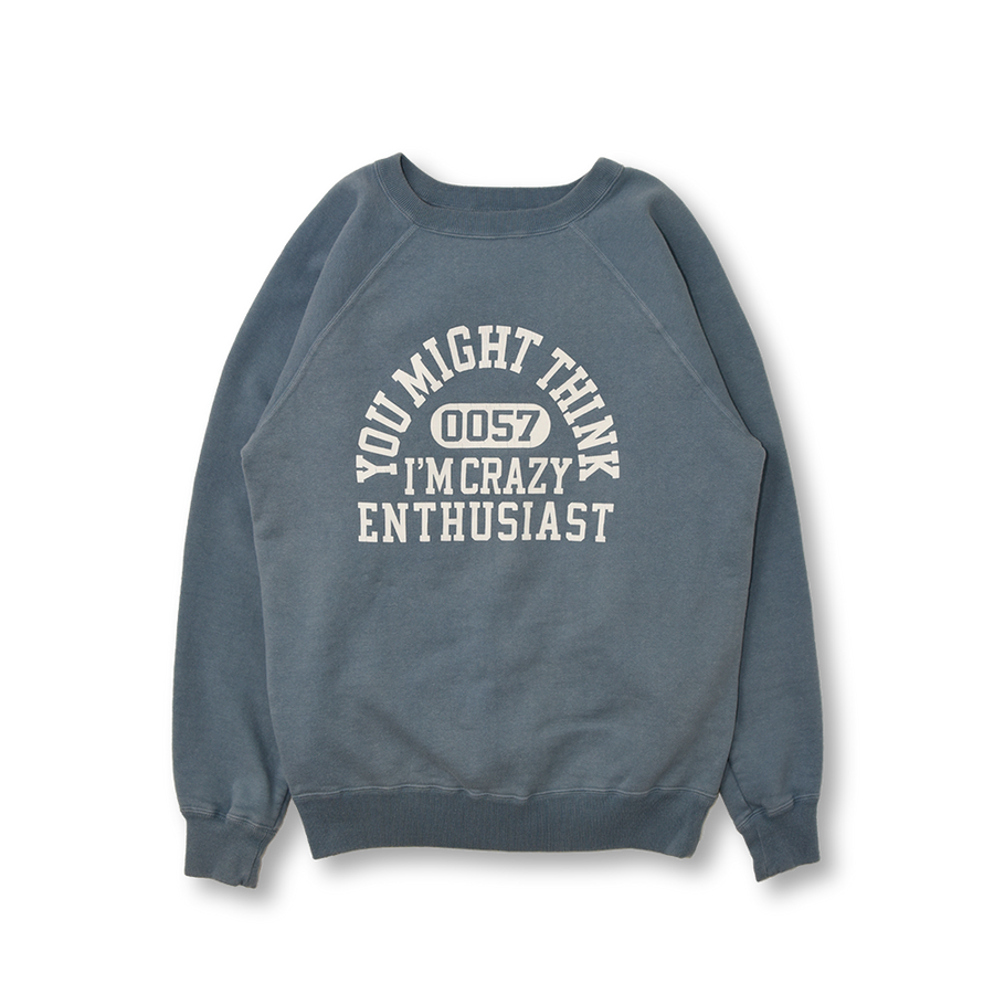 【2023AW】3765-2 Raglan Sleeve College Sweatshirts “Count”