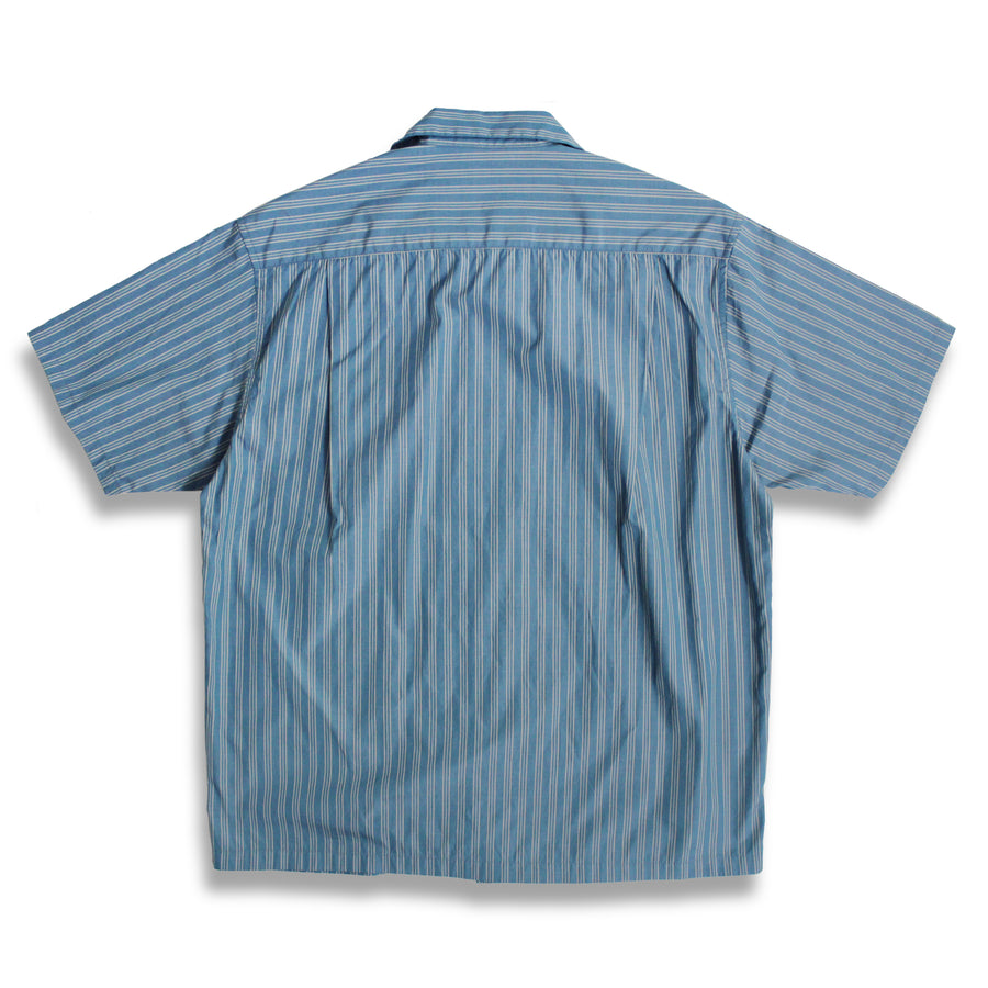 4075-2 Broad Check Open Collar Shirt – FULLCOUNT