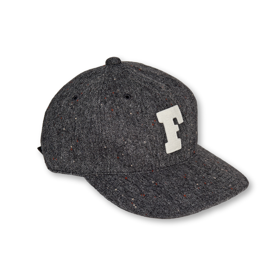 6843 -6 Panel Denim Baseball Cap 'F' Patch – FULLCOUNT