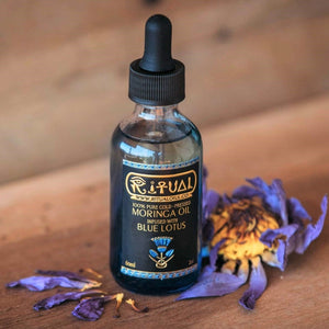 overhemd Mus fluiten Ritual Oils - 100% Pure Moringa Oil Infused With Blue Lotus