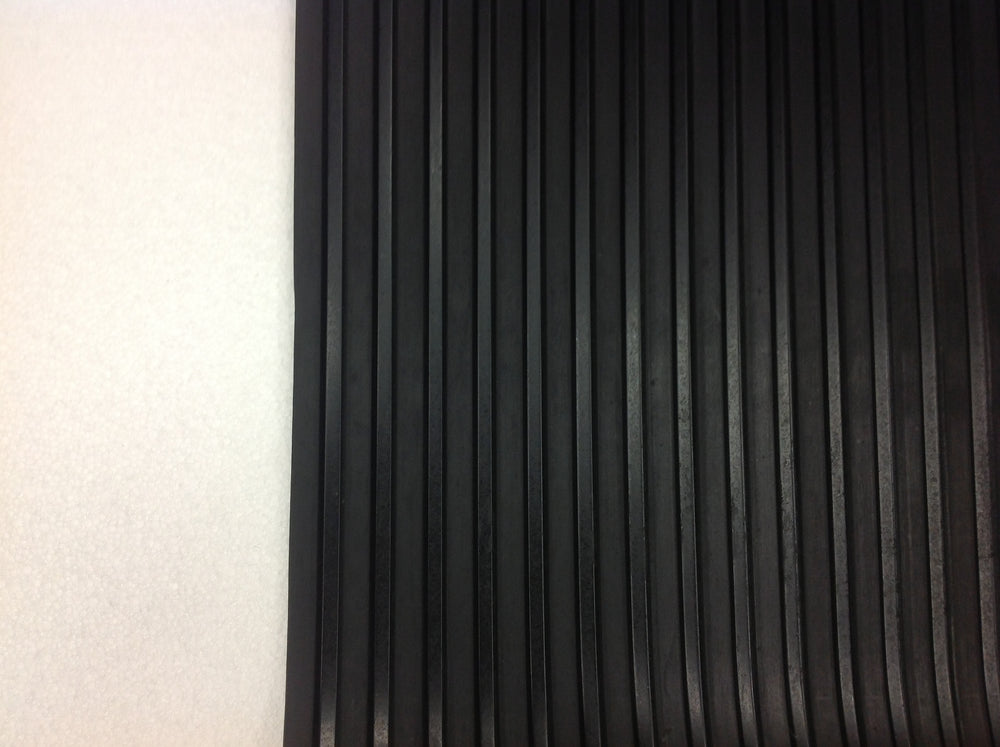 Wide Rib Rubber Matting 5mm X 1830mm Per Metre Act Foam Rubber