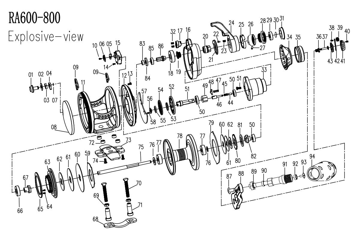 RA600 Parts