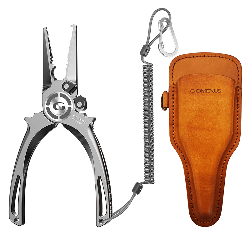 Gomexus Plier X Titanium Fishing Pliers 7'' with sheath.png__PID:c050442e-aef1-4c8c-b5de-45d77c4daeb3