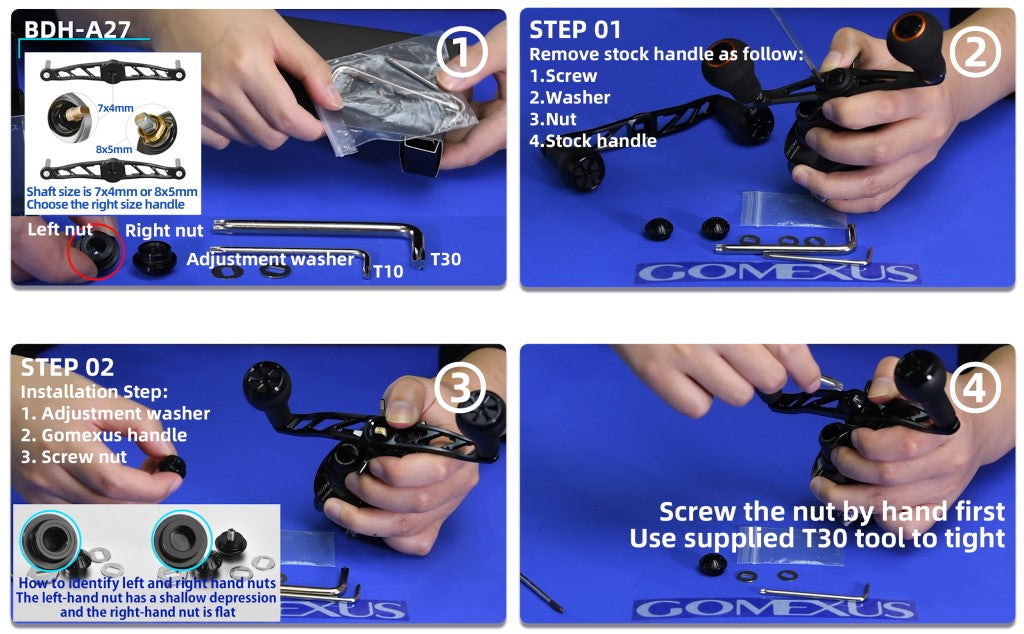 Spinning Reel Handle Guide