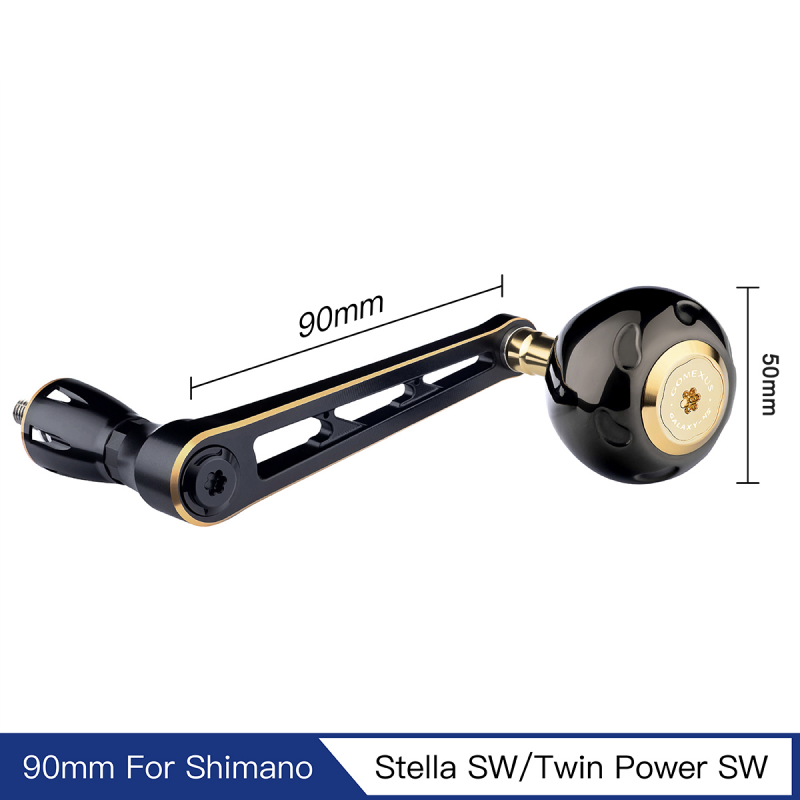  GOMEXUS Power Handle Compatible for Shimano Saragosa SW  6000-8000 Silver : Sports & Outdoors