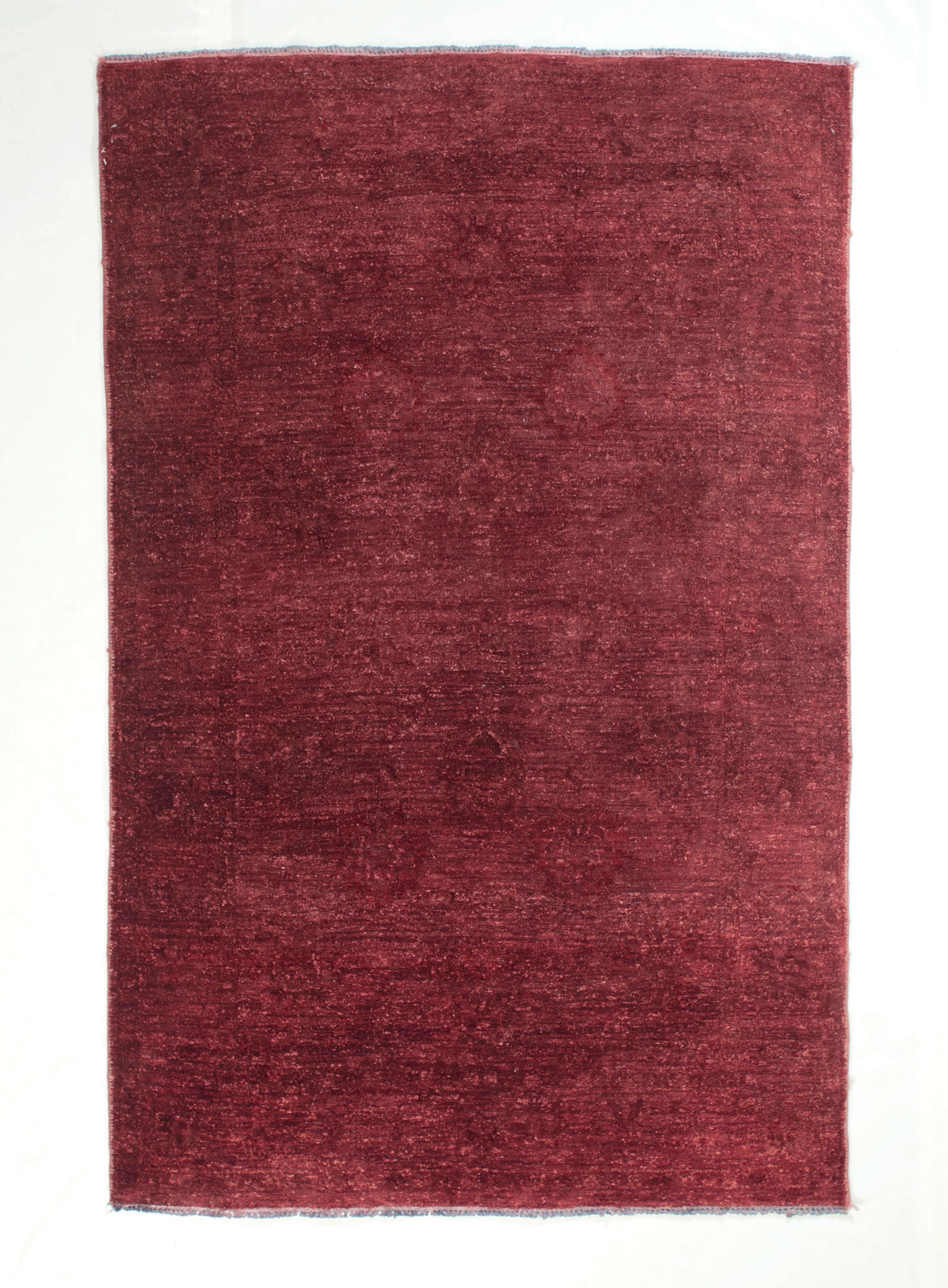 4x6 Overdyed Chobi Modern Blush Red Rug 1169