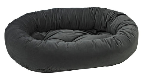 Bowsers Signature Scoop Dog Bed, Signature Noir / Microvelvet / Medium