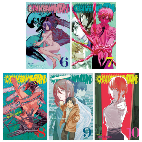 Comic Book Anime Chainsaw Man Manga Volume 1-6 Full Set Express Shipping