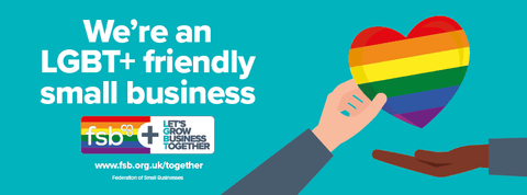 We're an LGBT+ friendly small business