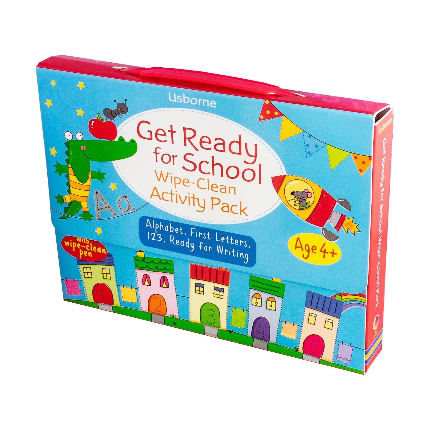 Get Ready For School Wipe Clean Activity Pack 4 Book Collection Ages Books2door