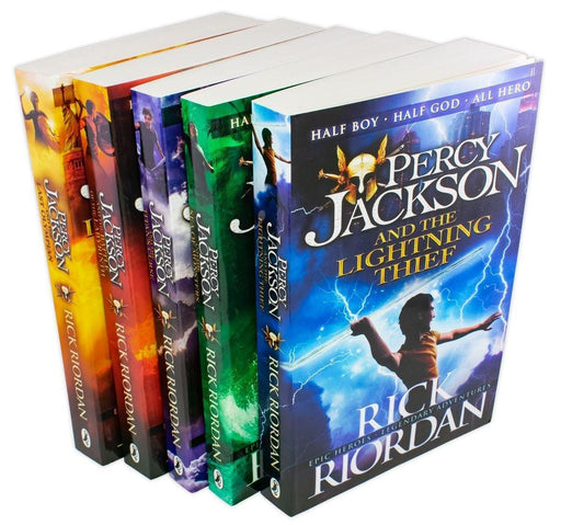 Percy Jackson 5 Books - Ages 9-14 - Paperback - Rick Riordan — Books2Door