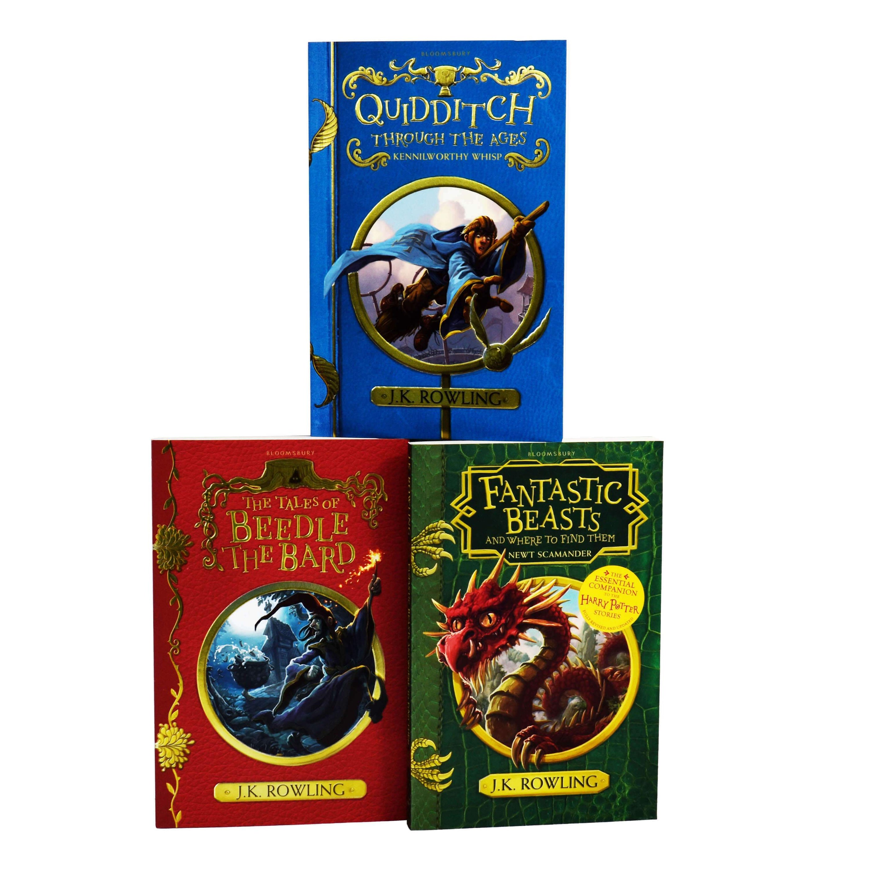 hogwarts library 3 book box set