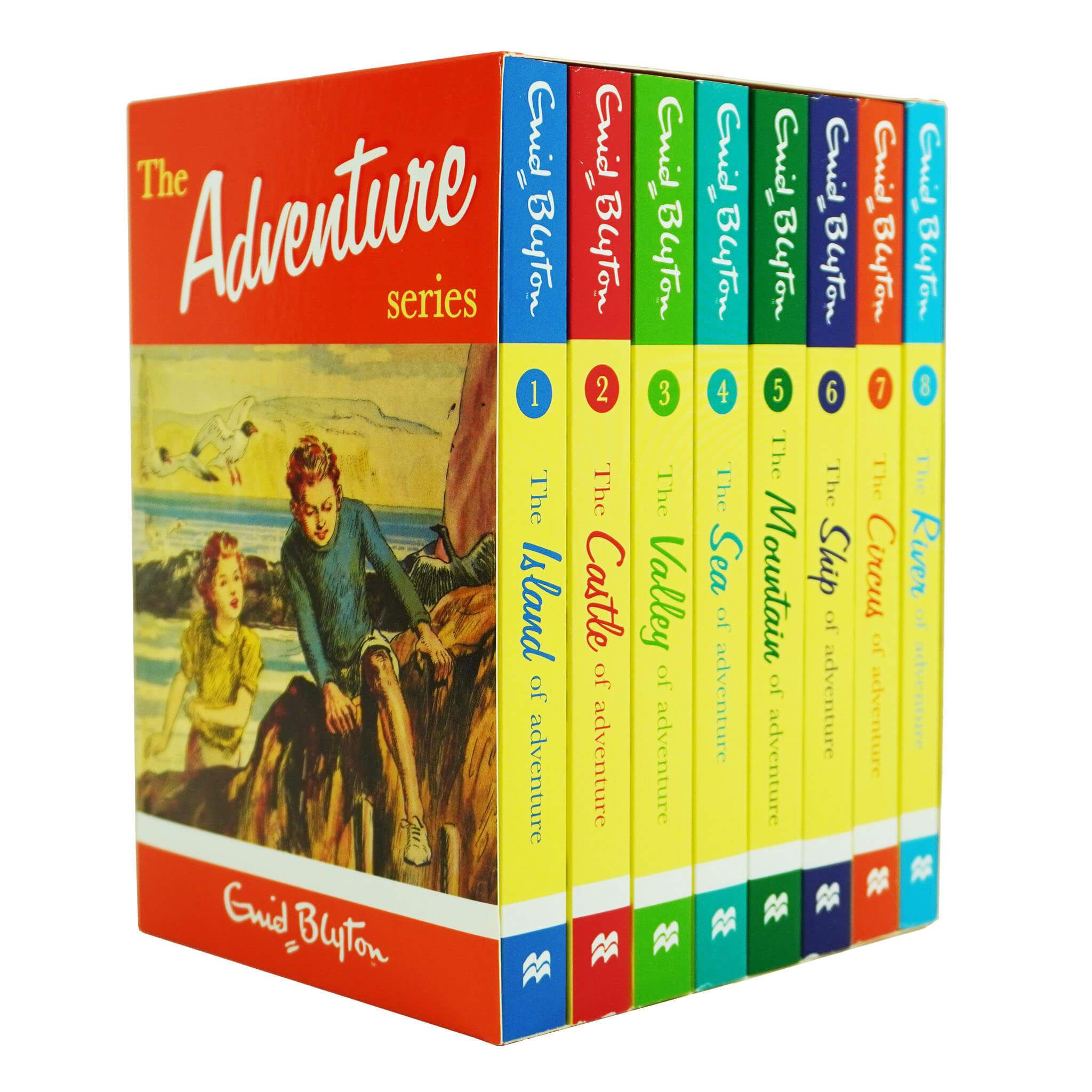 The Adventure Series 8 Book Collection Set By Enid Blyton - Ages 9
