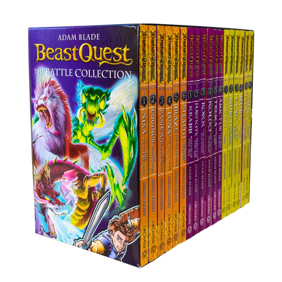 Beast Quest The Battle Collection Series 4, 5 and 6 - 18 Books Set 