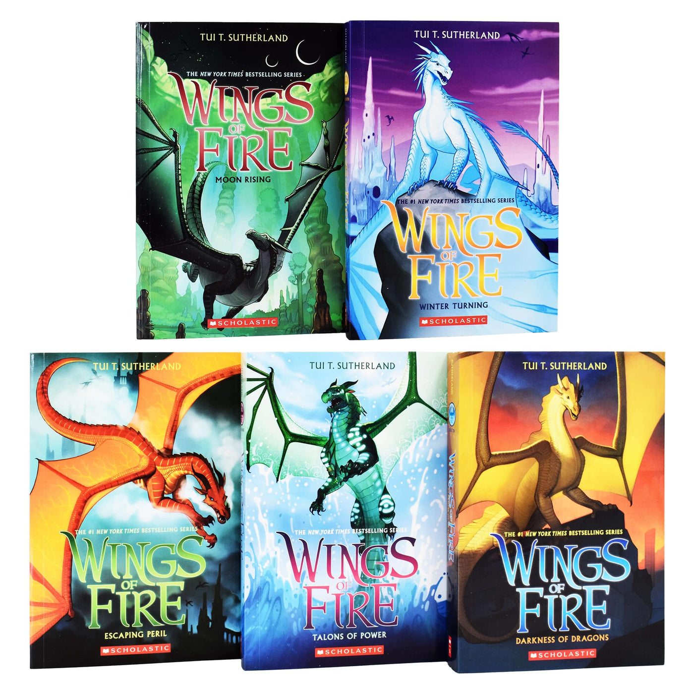 Wings of Fire The Jade Mountain Prophecy 5 Books (6-10) By Tui T. Suth ...