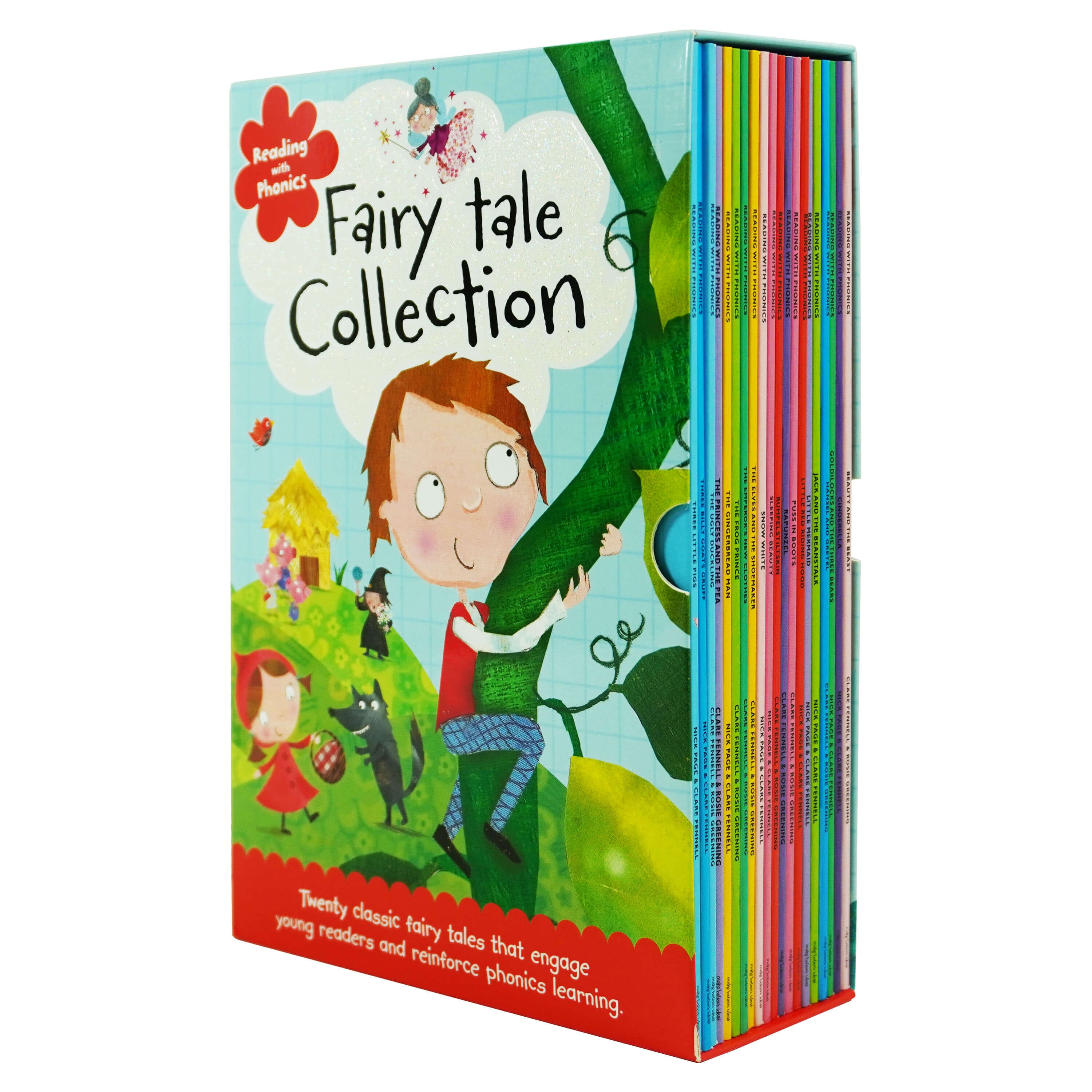 —　20　Reading　5+　Fairy　Collection　with　Age　Phonics　Box　Tale　Books　Set　Books2Door