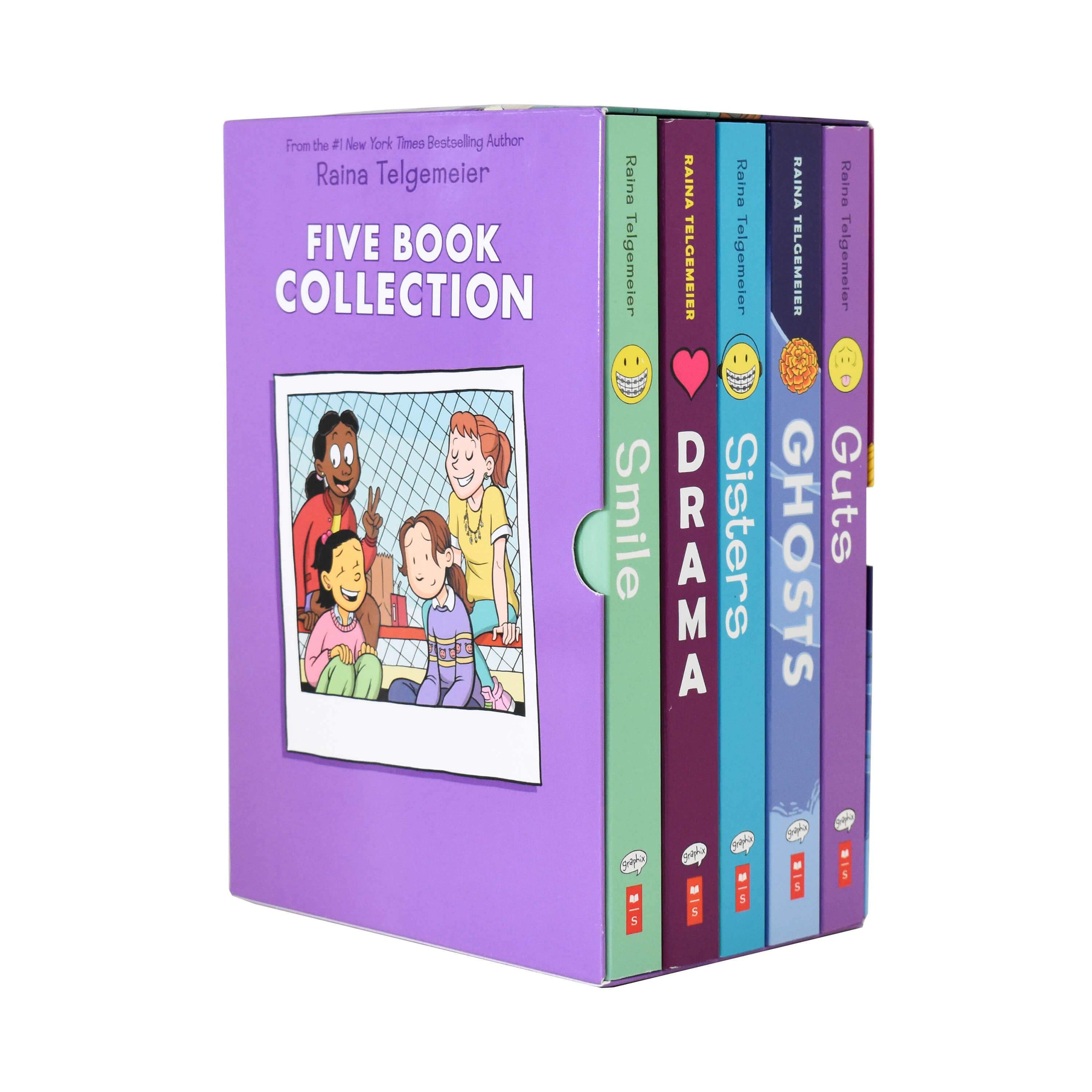 Raina Telgemeier 5 Books Collection Box Set Ages 914 Paperback