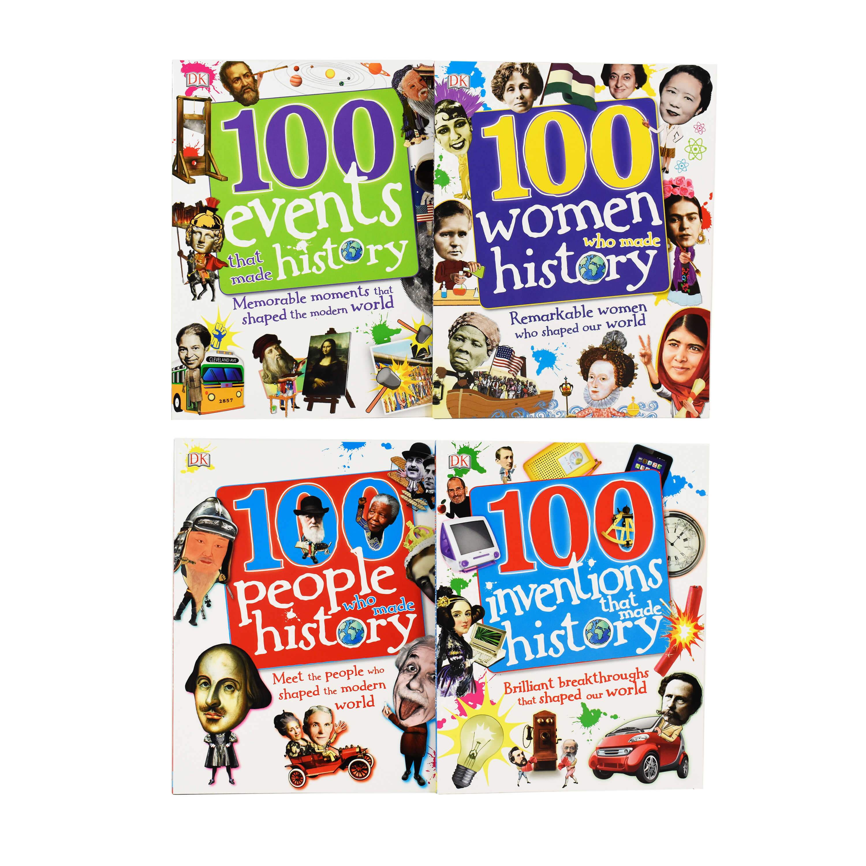 Series　DK　Paperback　100　Set　—　7-9　History　Books　Ages　Collection　by　Books2Door