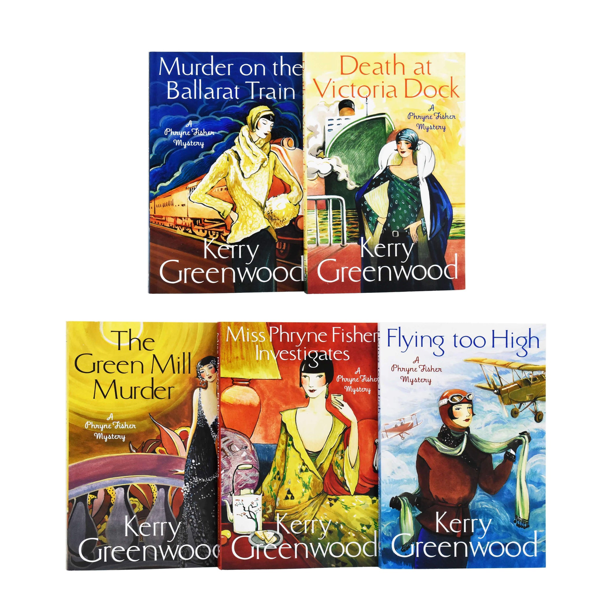 Kerry Greenwood Miss Phryne Fisher Investigates 5 Books Young Adult