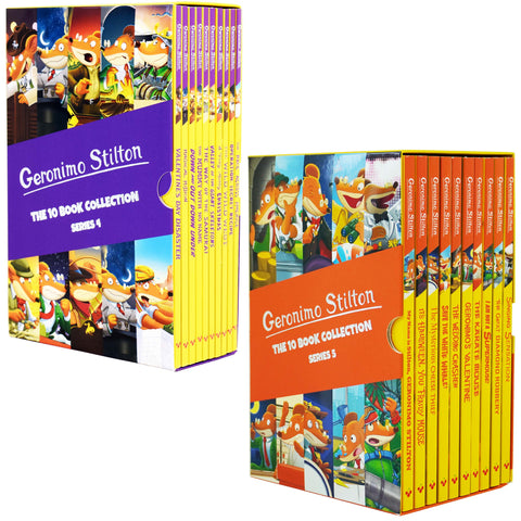 Geronimo Stilton The 10 Book Collection (Series 5) Box Set - Ages 5-7 —  Books2Door