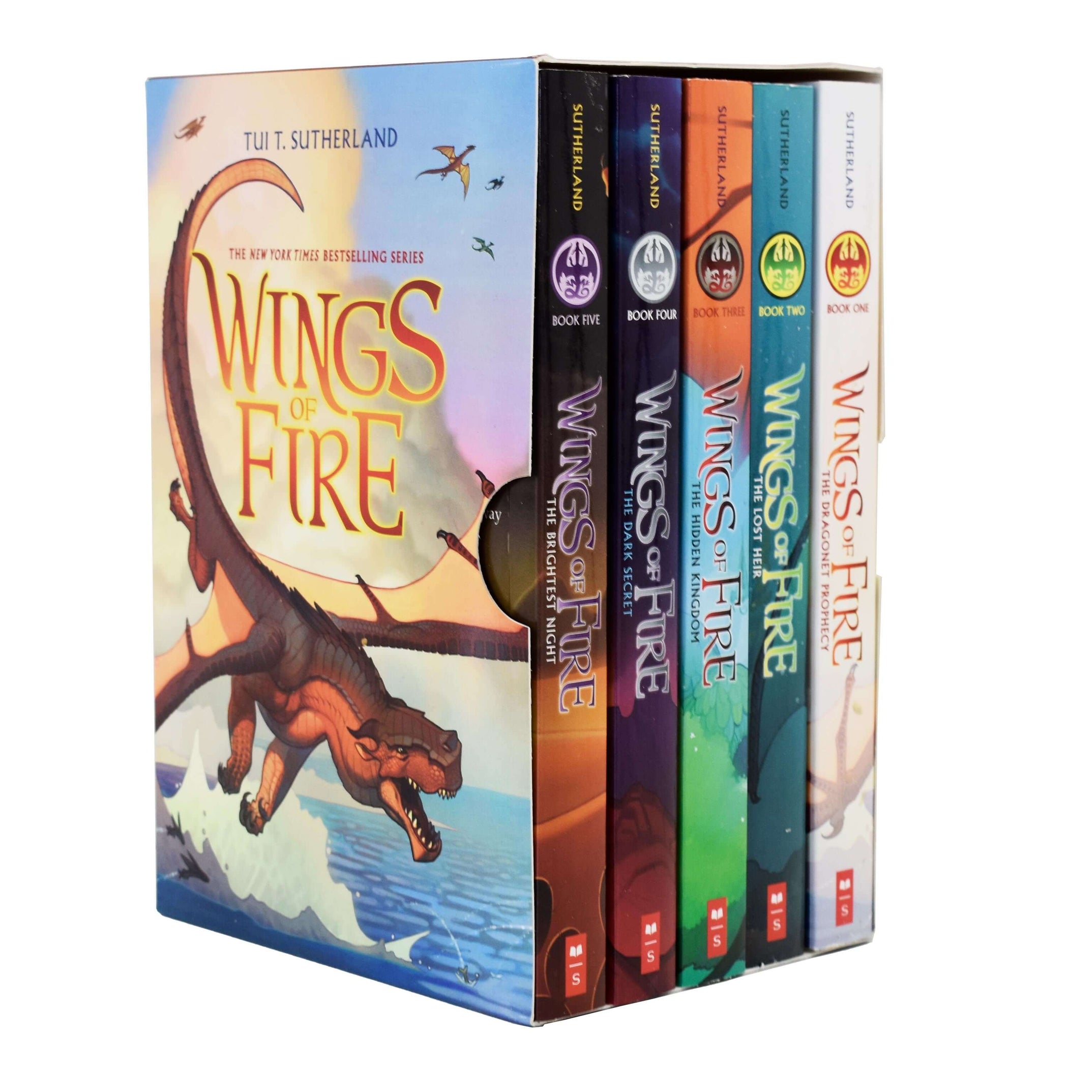 Wings of Fire Boxset, Books 1-5 by Tui T. Sutherland