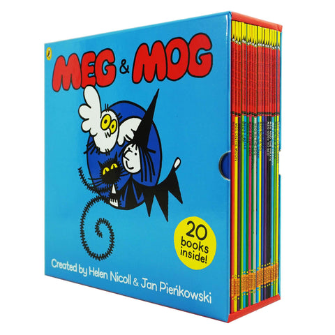 Meg & Mog by Helen Nicoll & Jan Pienkowski 10 Books Box Set - Age 