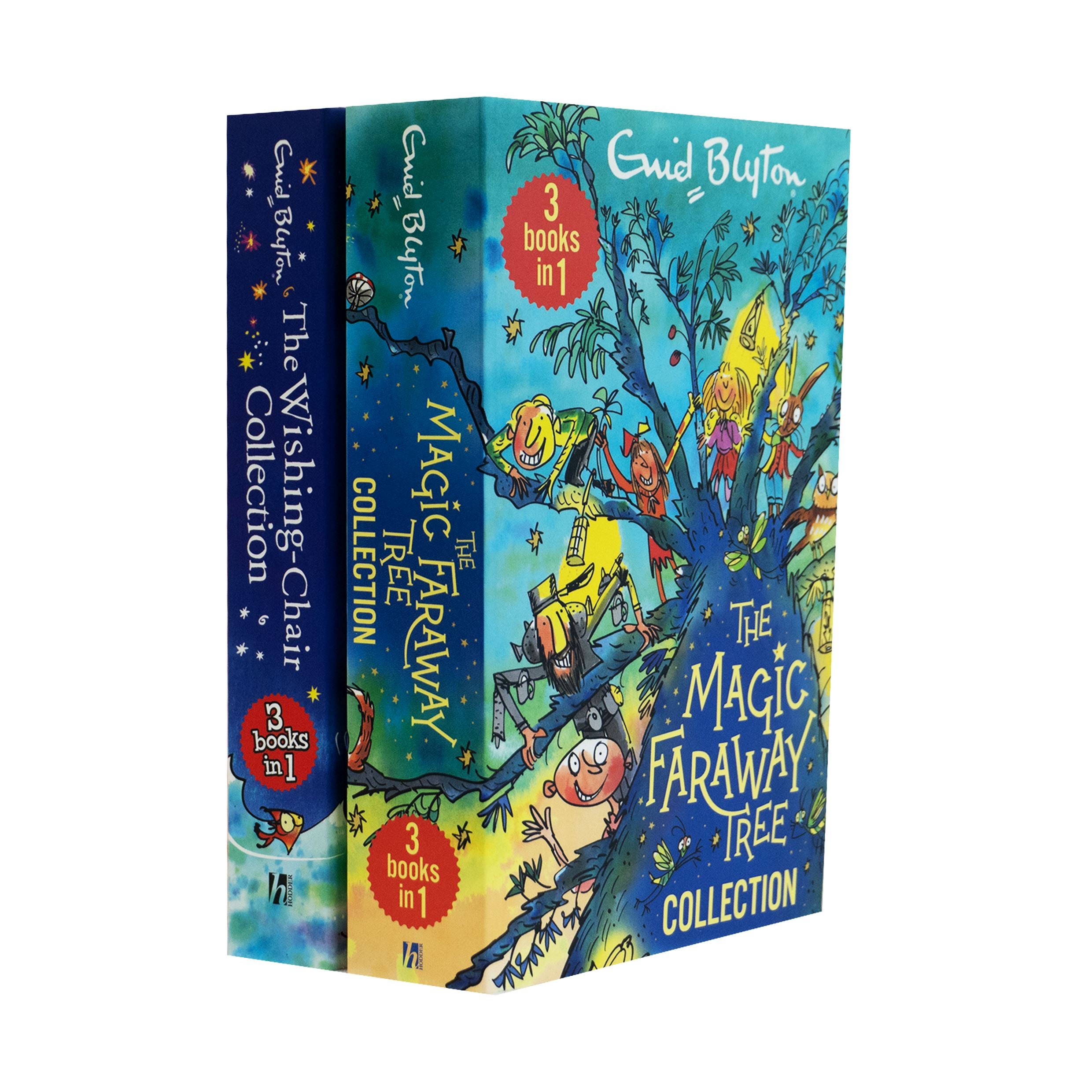 The Wishing-Chair & The Magic Faraway Tree By Enid Blyton 2 Books 6 Story  Collection Set - Ages 5-8 - Paperback